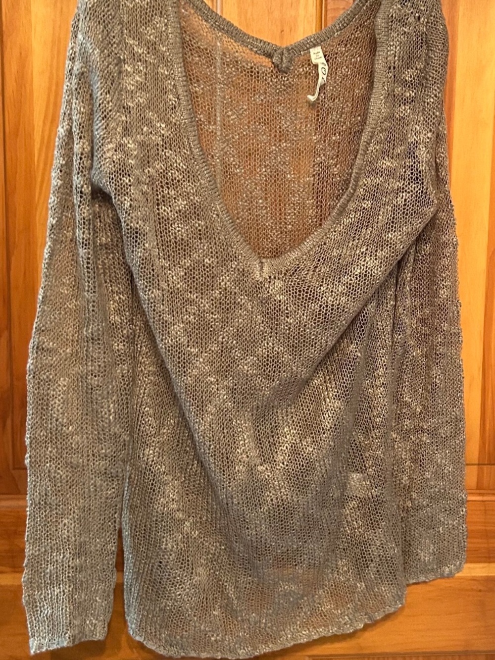 NWOT POL Loose Knit Sweater Pull Over V Nec Small
